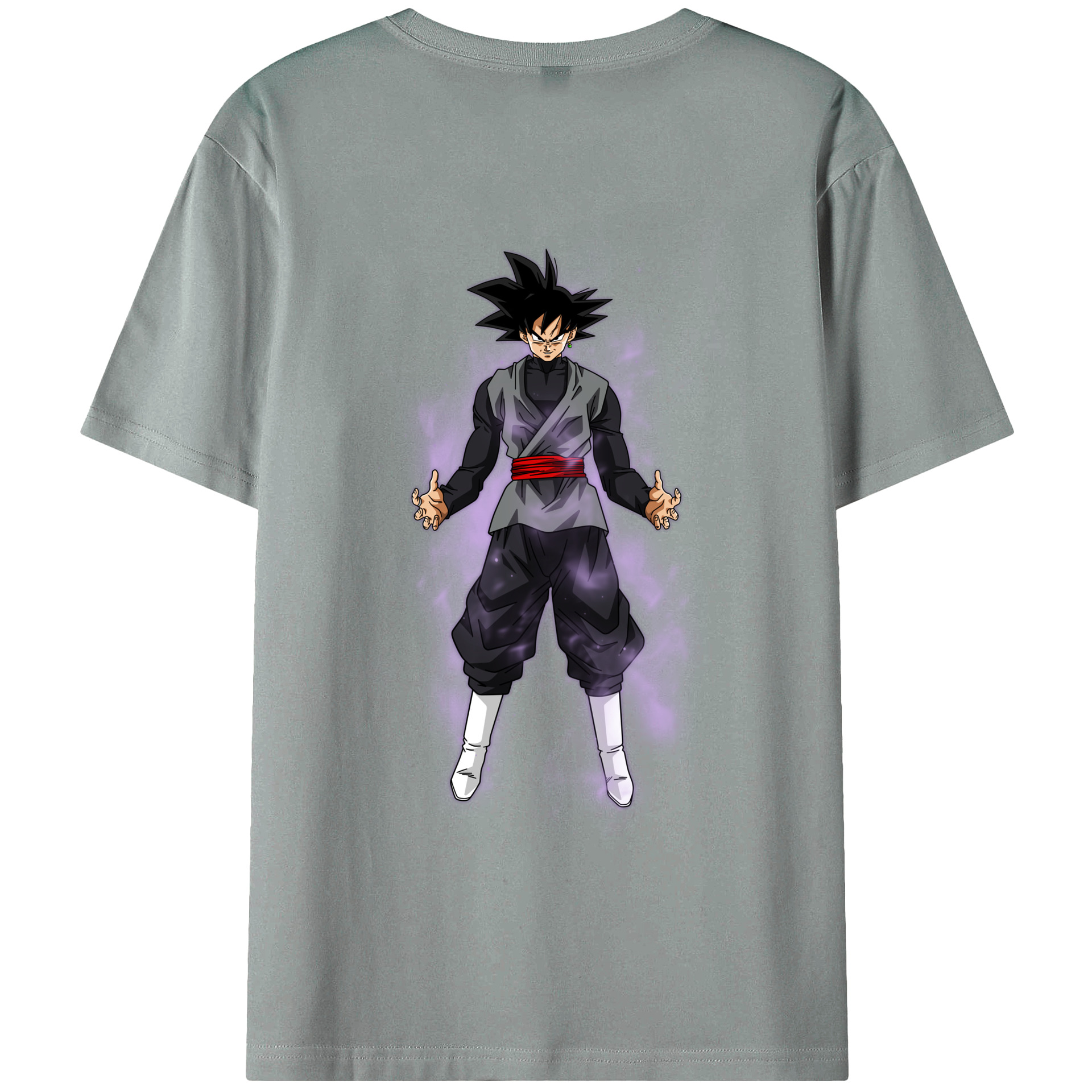 （画像用） ドラゴンボール ベジータ四世（Bejīta Yonsei）DRAGON BALL Vegeta IV 綿100％ メンズ半袖Tシャツ（バックプリント） 通気性